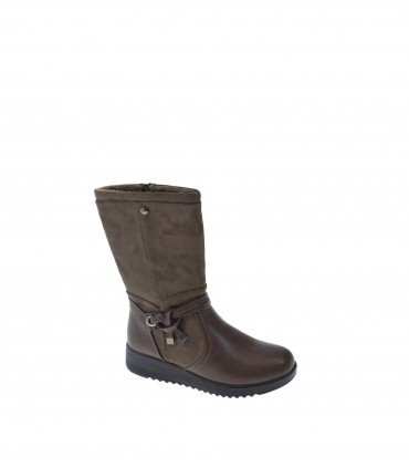 BOTIN MUJER AMARPIES TAUPE
