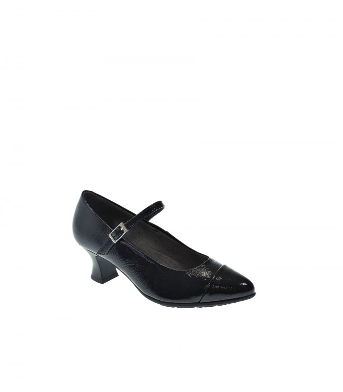 ZAPATO TACON PITILLOS NEGRO