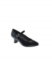 ZAPATO TACON PITILLOS NEGRO