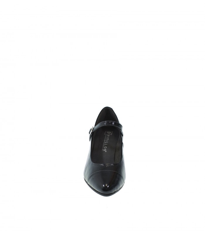 ZAPATO TACON PITILLOS NEGRO