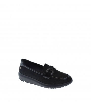 MOCASIN MUJER AMARPIES NEGRO