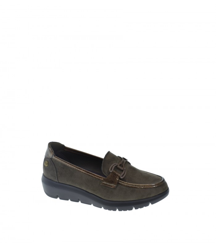 MOCASIN MUJER AMARPIES TAUPE
