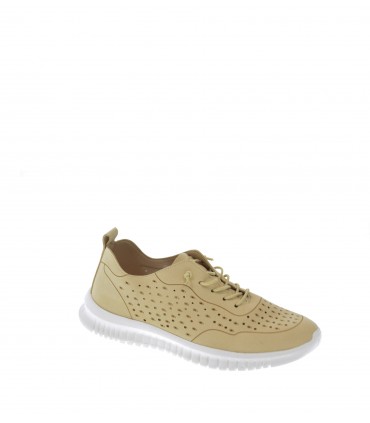 ZAPATO PLANO AMARPIES BEIGE