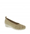 ZAPATO CUÑA MYSOFT BEIGE