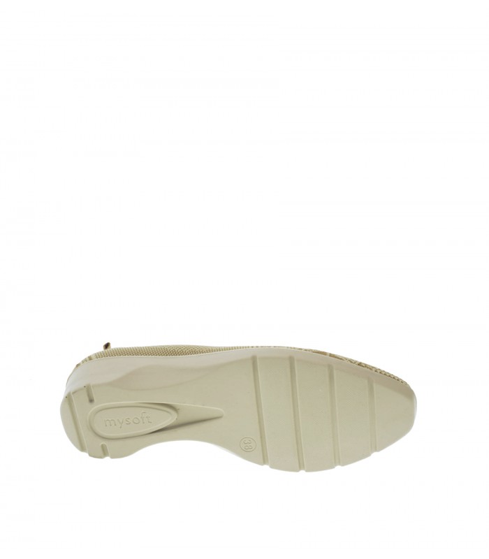 ZAPATO CUÑA MYSOFT BEIGE