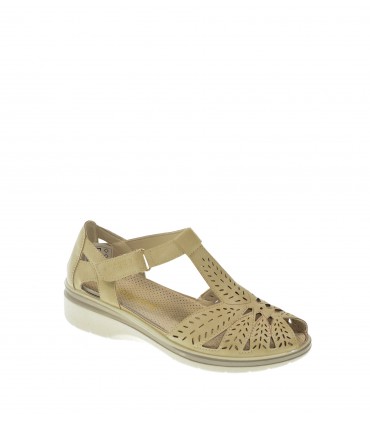 SANDALIA PLANA AMARPIES BEIGE