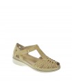 SANDALIA PLANA AMARPIES BEIGE