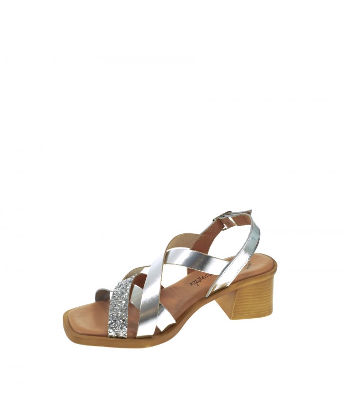 SANDALIA TACON XBONITA PLATA