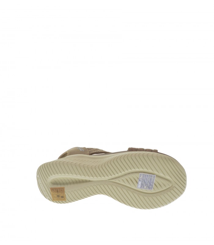 SANDALIA PLANA SKECHERS MARRON