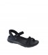 SANDALIA PLANA SKECHERS NEGRO