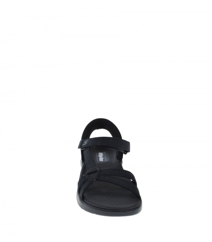 SANDALIA PLANA SKECHERS NEGRO