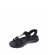 SANDALIA PLANA SKECHERS NEGRO