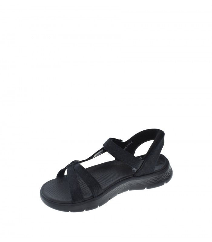 SANDALIA PLANA SKECHERS NEGRO