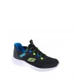 DEPORTIVO NIÑO SKECHERS NEGRO
