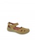 SANDALIA PLANA LAURA AZANA CREMA