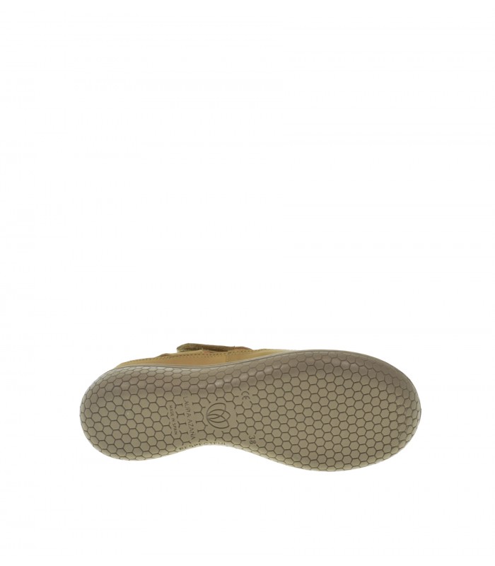 SANDALIA PLANA LAURA AZANA CREMA