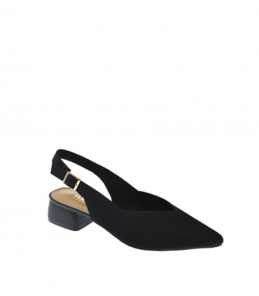 ZAPATO TACON D ANGELA NEGRO