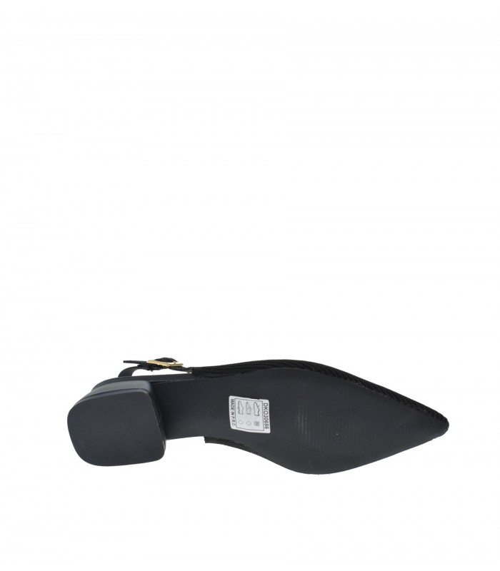 ZAPATO TACON D ANGELA NEGRO