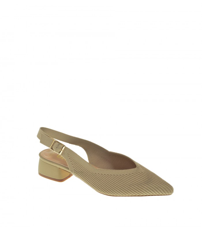 ZAPATO TACON D ANGELA BEIGE