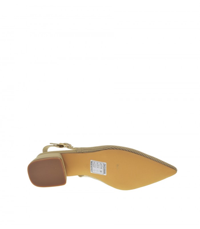 ZAPATO TACON D ANGELA BEIGE
