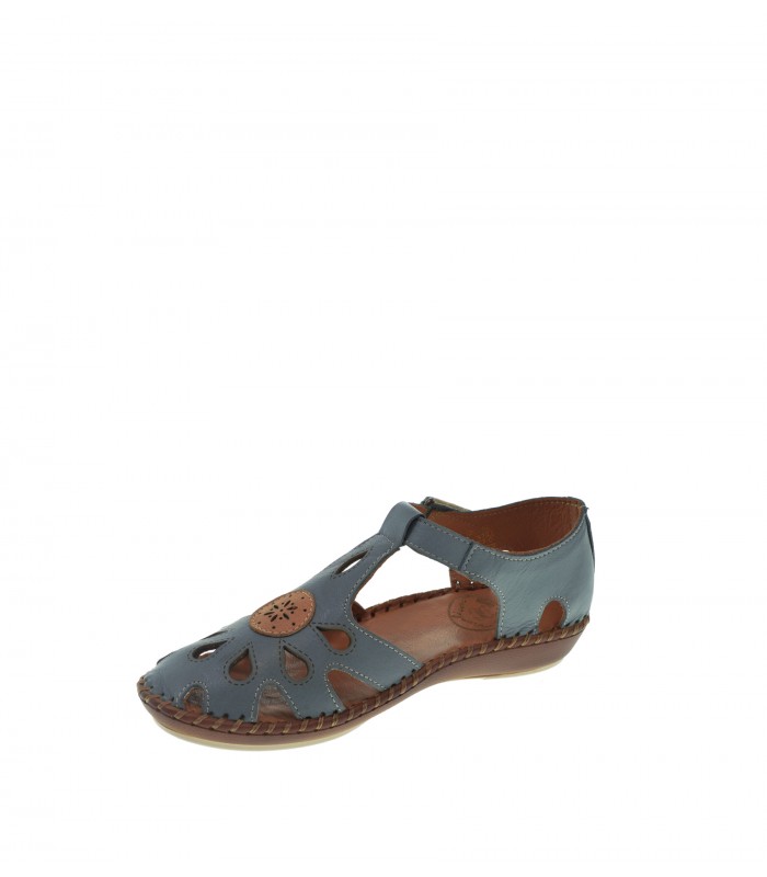 SANDALIA PLANA MANLISA GRIS