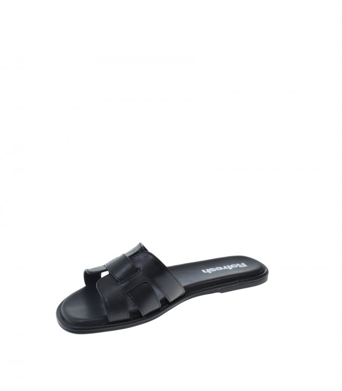 SANDALIA PLANA REFRESH NEGRO