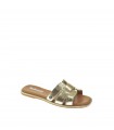 SANDALIA PLANA REFRESH ORO