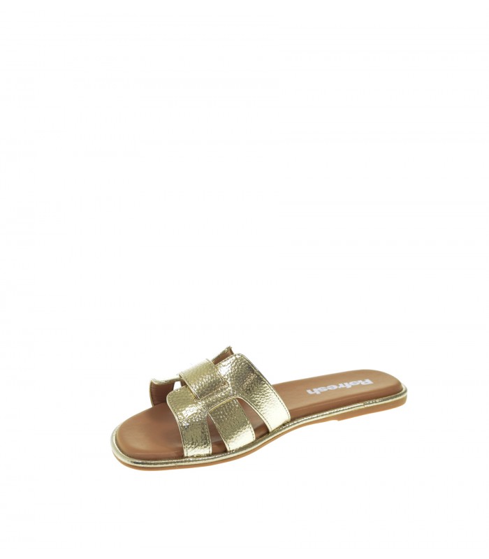 SANDALIA PLANA REFRESH ORO