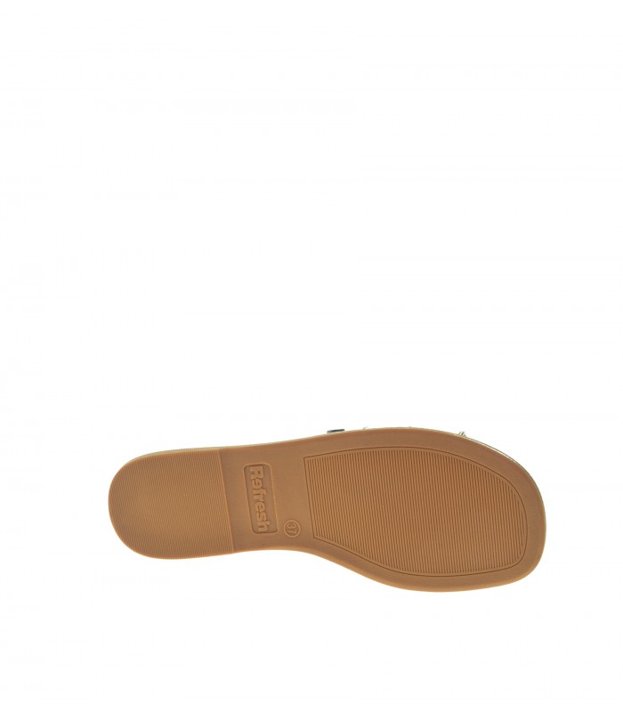 SANDALIA PLANA REFRESH ORO