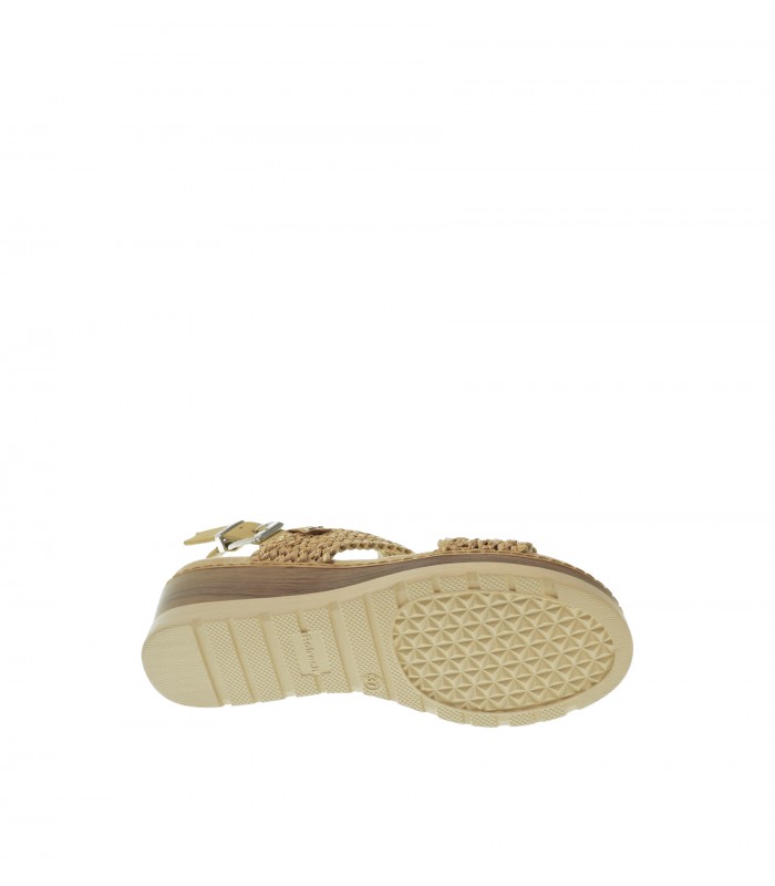 SANDALIA CUÑA REFRESH ORO