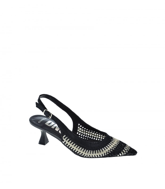 ZAPATO TACON D ANGELA NEGRO