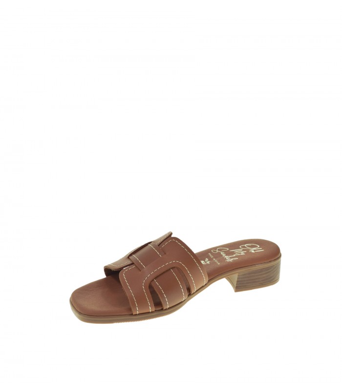 SANDALIA TACON OH! MY SANDALS MARRON