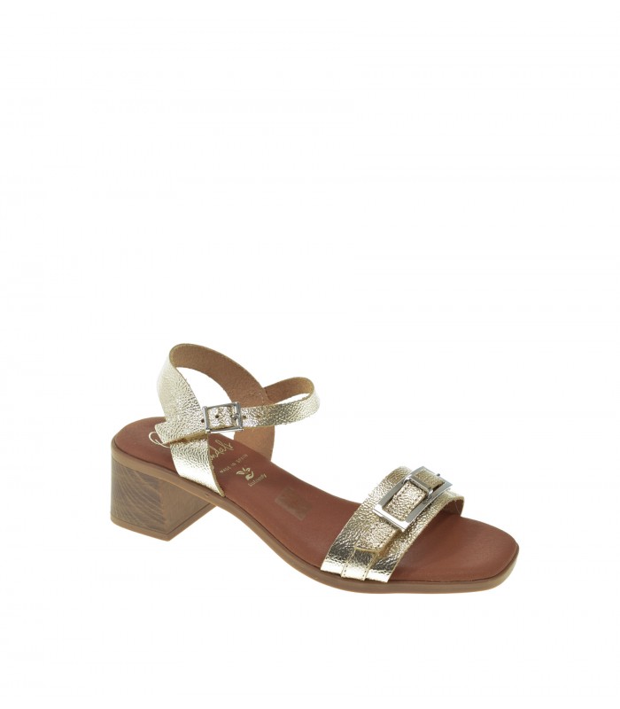 SANDALIA TACON OH! MY SANDALS CHAMPAGNE