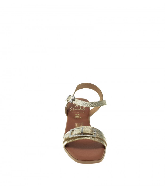 SANDALIA TACON OH! MY SANDALS CHAMPAGNE