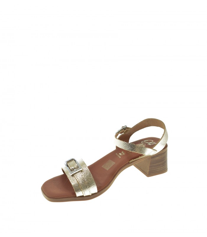 SANDALIA TACON OH! MY SANDALS CHAMPAGNE