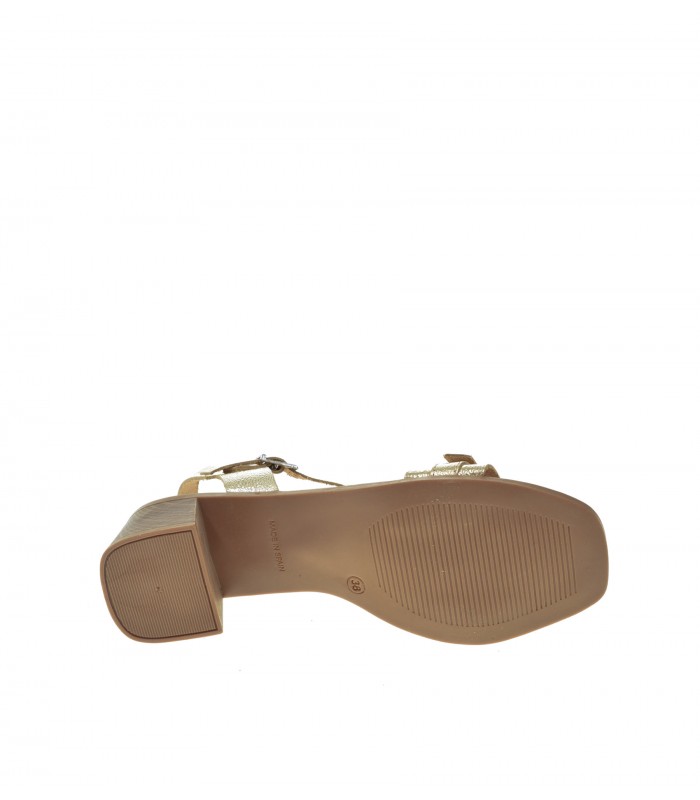 SANDALIA TACON OH! MY SANDALS CHAMPAGNE