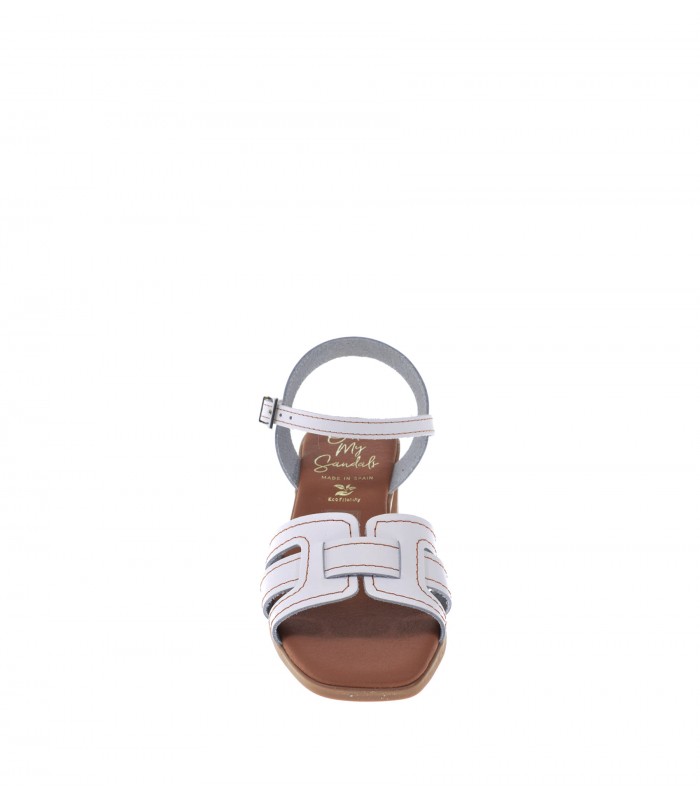 SANDALIA TACON OH! MY SANDALS BLANCO