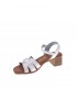 SANDALIA TACON OH! MY SANDALS BLANCO