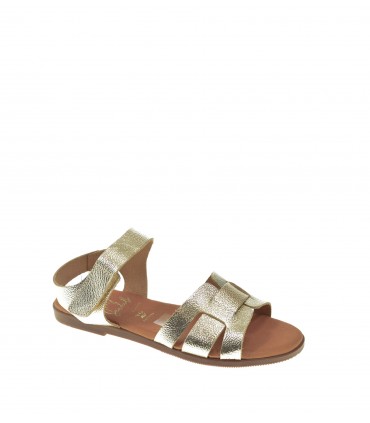 SANDALIA NIÑA OH! MY SANDALS CHAMPAGNE