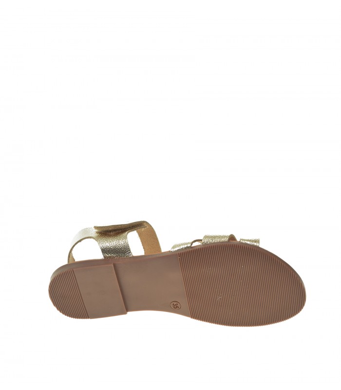 SANDALIA NIÑA OH! MY SANDALS CHAMPAGNE