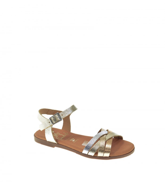 SANDALIA NIÑA OH! MY SANDALS CHAMPAGNE