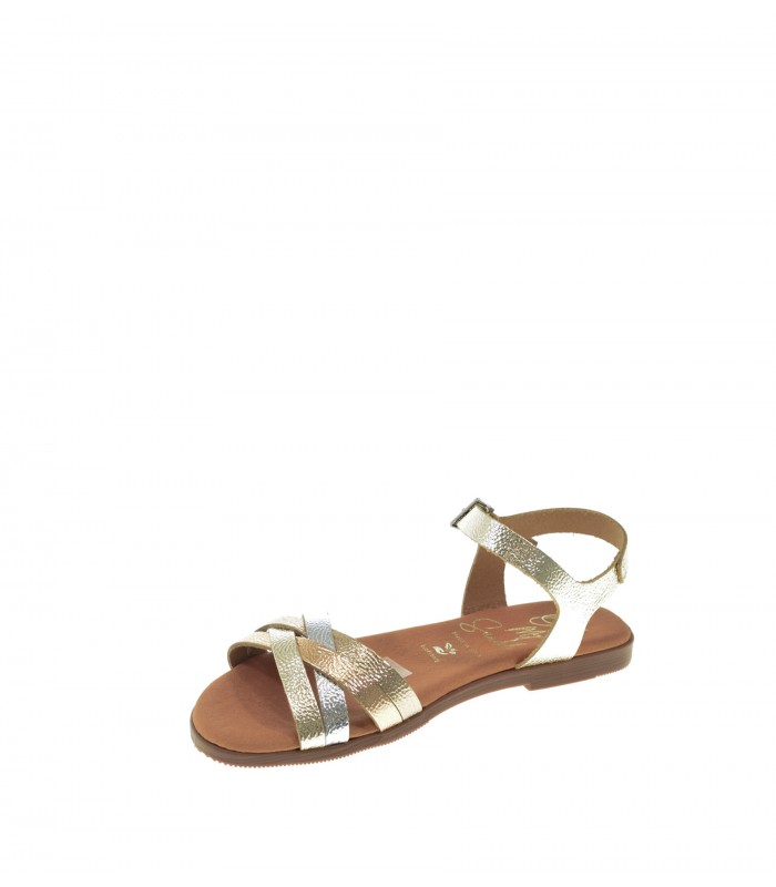 SANDALIA NIÑA OH! MY SANDALS CHAMPAGNE