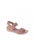 SANDALIA CUÑA SKECHERS ROSA