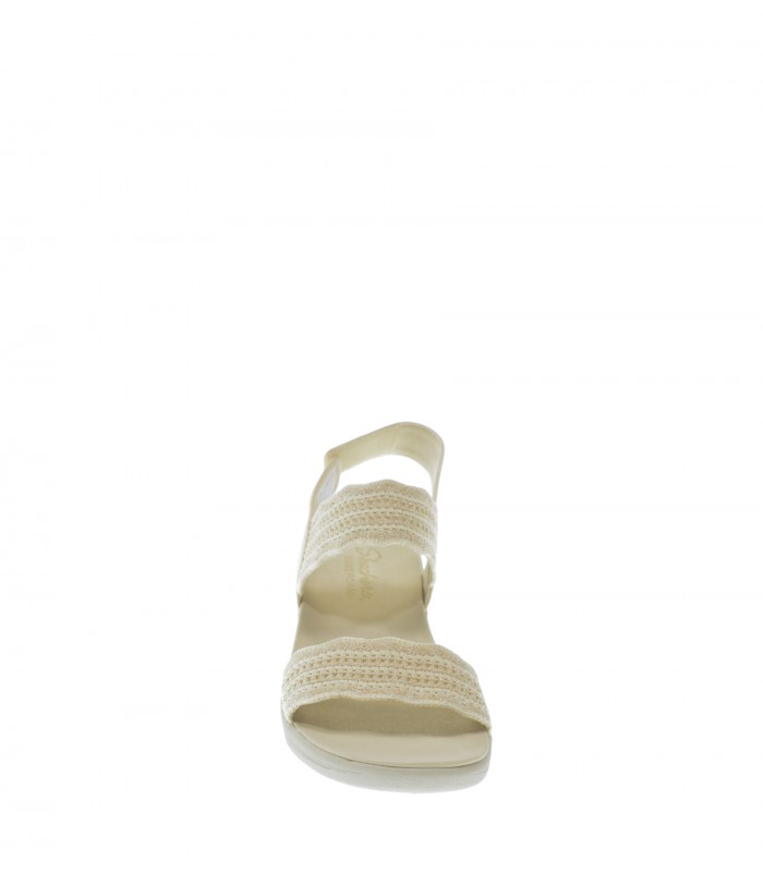 SANDALIA CUÑA SKECHERS BLANCO