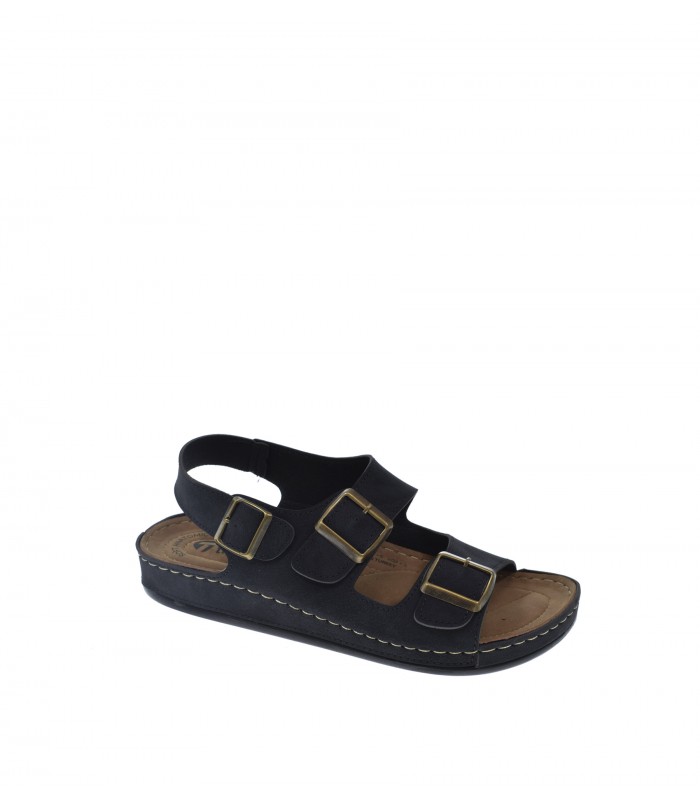 SANDALIA HOMBRE MANLISA NEGRO