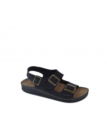 SANDALIA HOMBRE MANLISA NEGRO