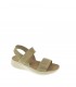SANDALIA PLANA MYSOFT BEIGE