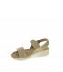 SANDALIA PLANA MYSOFT BEIGE