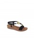 SANDALIA CUÑA MYSOFT NEGRO