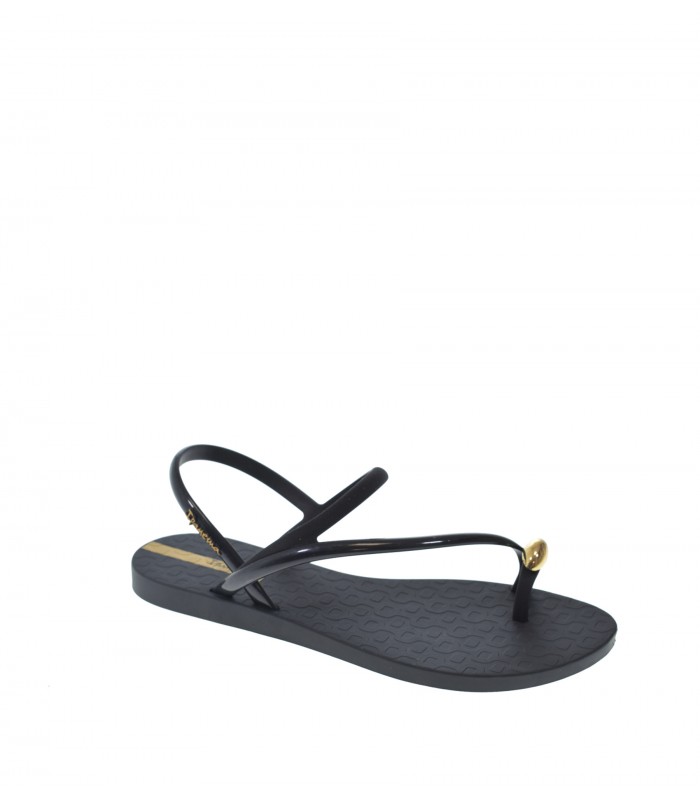 SANDALIA PLANA RIDER NEGRO
